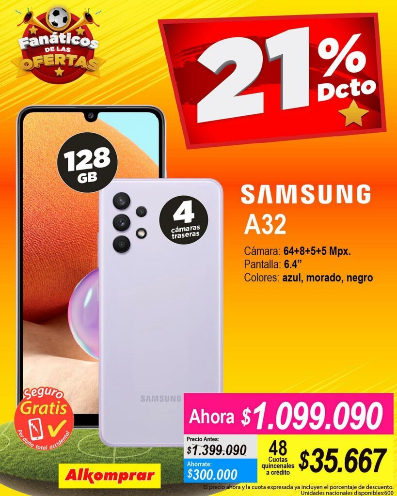 Alkomprar Samsung A32 oferta