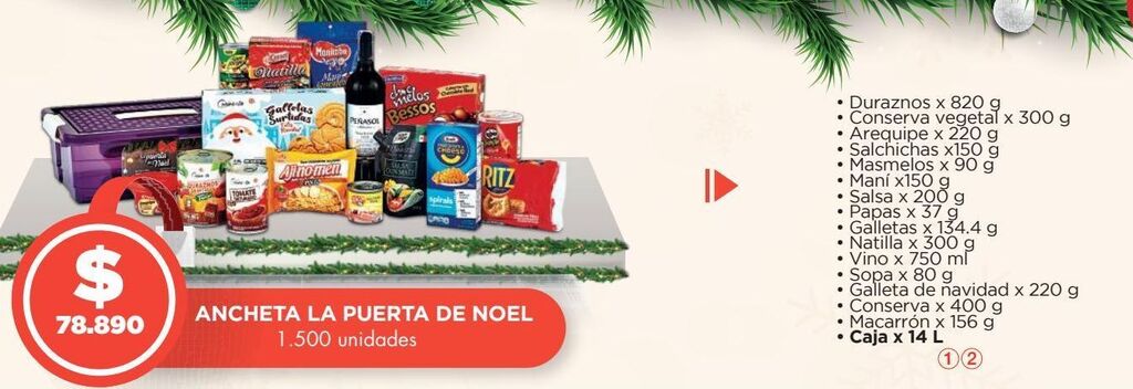 Metro Ancheta la puerta de noel oferta