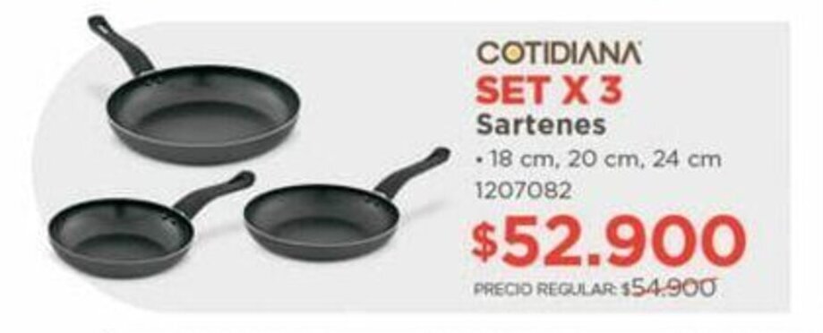 Easy Cotidiana Set x 3 oferta