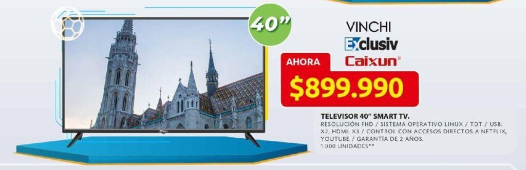 Ara Televisor 40" Smart Tv oferta