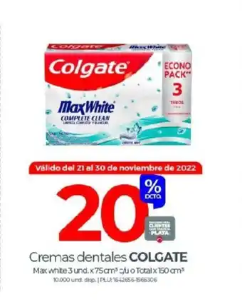 Olímpica Colgate Cremas dentales oferta