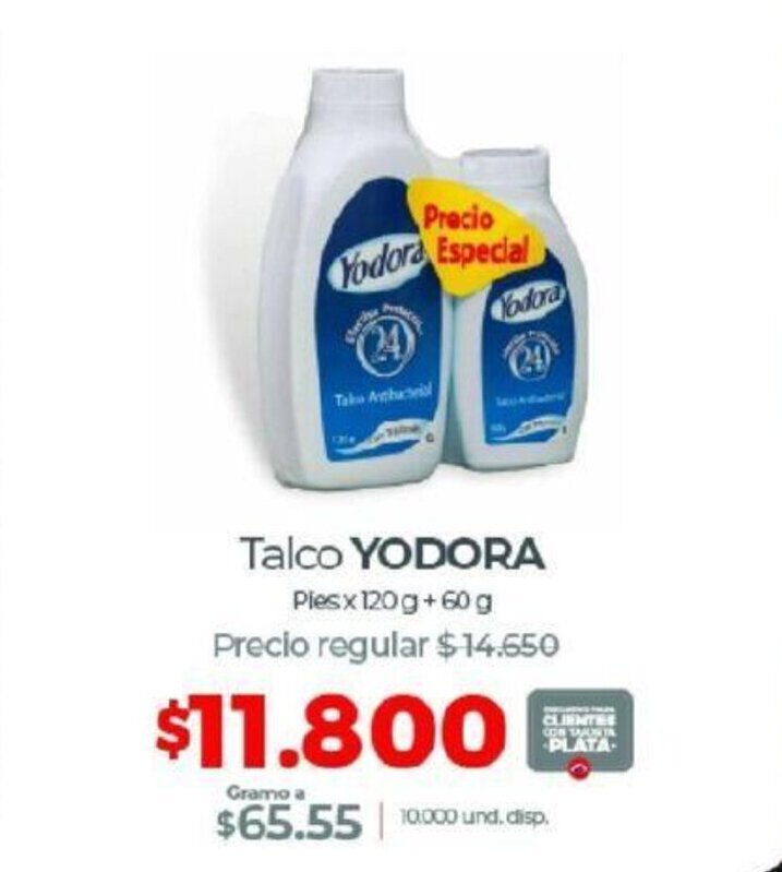 Olímpica Yodora Talco oferta