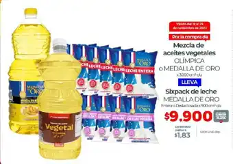 Olímpica Mezcla de Aceites vegetales Olimpica o Medalla de orro oferta
