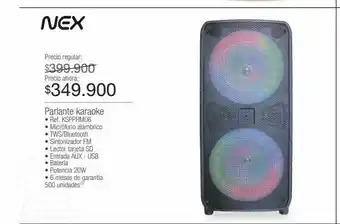 Jumbo Parlante karaoke oferta