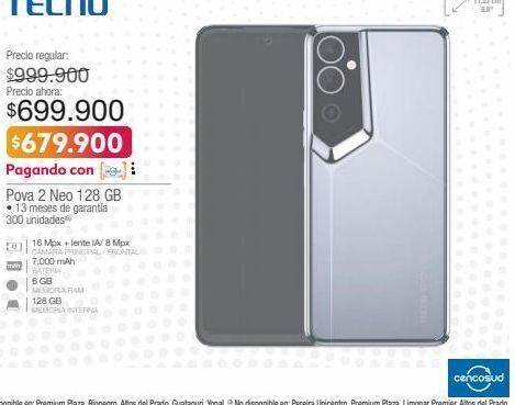 Jumbo Pova 2 neo 128 gb oferta