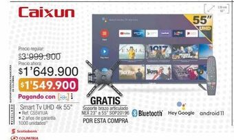 Jumbo Smart tv uhd 4k 55" oferta