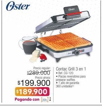 Jumbo Contac grill 3 en 1 oferta