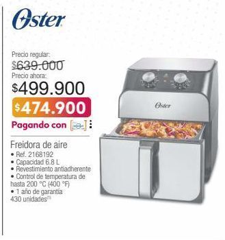 Jumbo Freidora de aire oferta