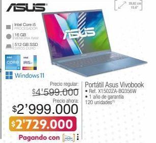 Jumbo Portátil asus vivobook oferta