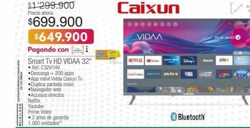 Jumbo Smart tv hd vidaa 32" oferta