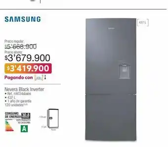 Jumbo Nevera black inverter oferta
