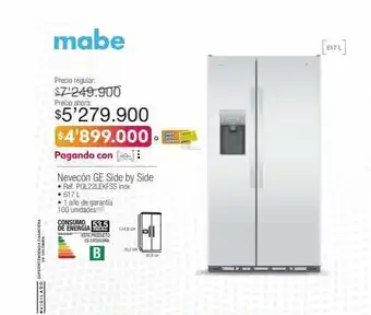 Jumbo Nevecón ge side by side oferta