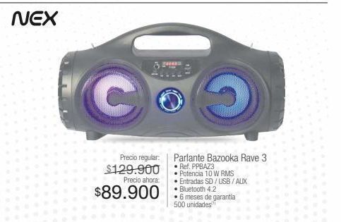 Jumbo Parlante bazooka rave 3 oferta