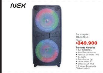 Metro Parlantes nex oferta