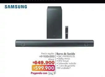Metro Barra de sonido samsung oferta