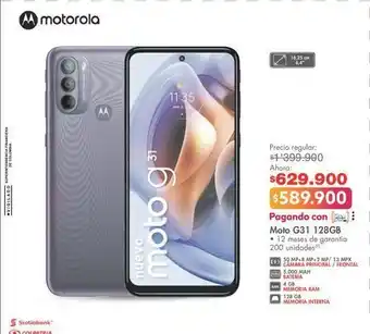 Metro Celular motorola g31 oferta