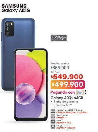 Metro Celular samsung galaxy a03s oferta