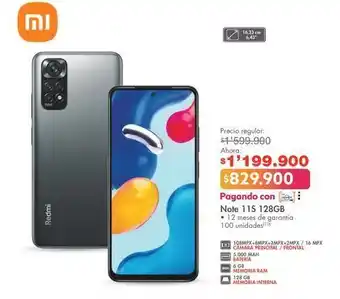 Metro Celular note 115 oferta