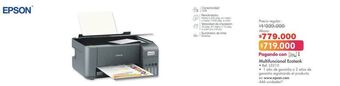 Metro Impresora multifuncional epson oferta