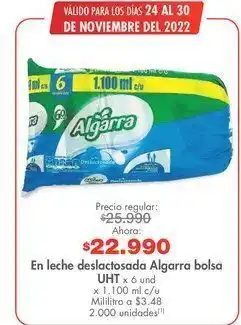 Metro Leche deslactosada algarra oferta