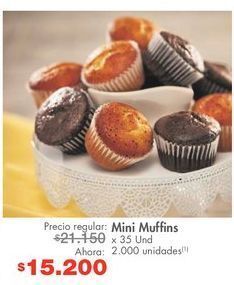 Metro Mini muffins x 35un oferta