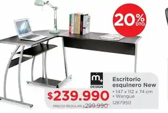Easy Escritorio esquinero new • 147 x 112 x 74 cm oferta