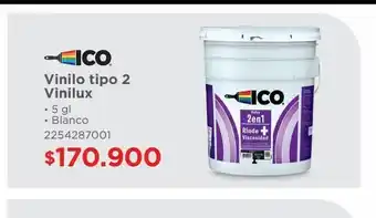 Easy Vinilo tipo 2 vinilux • 5 gl • blanco oferta