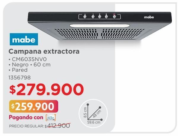 Easy Campana extractora • cm6035nv0 oferta