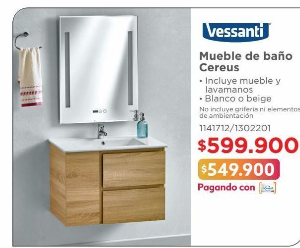 Easy Mueble de baño cereus oferta