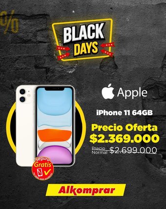 Alkomprar Apple iPhone 11 64GB oferta