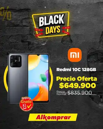 Alkomprar Xiaomi Redmi 10C 128GB oferta