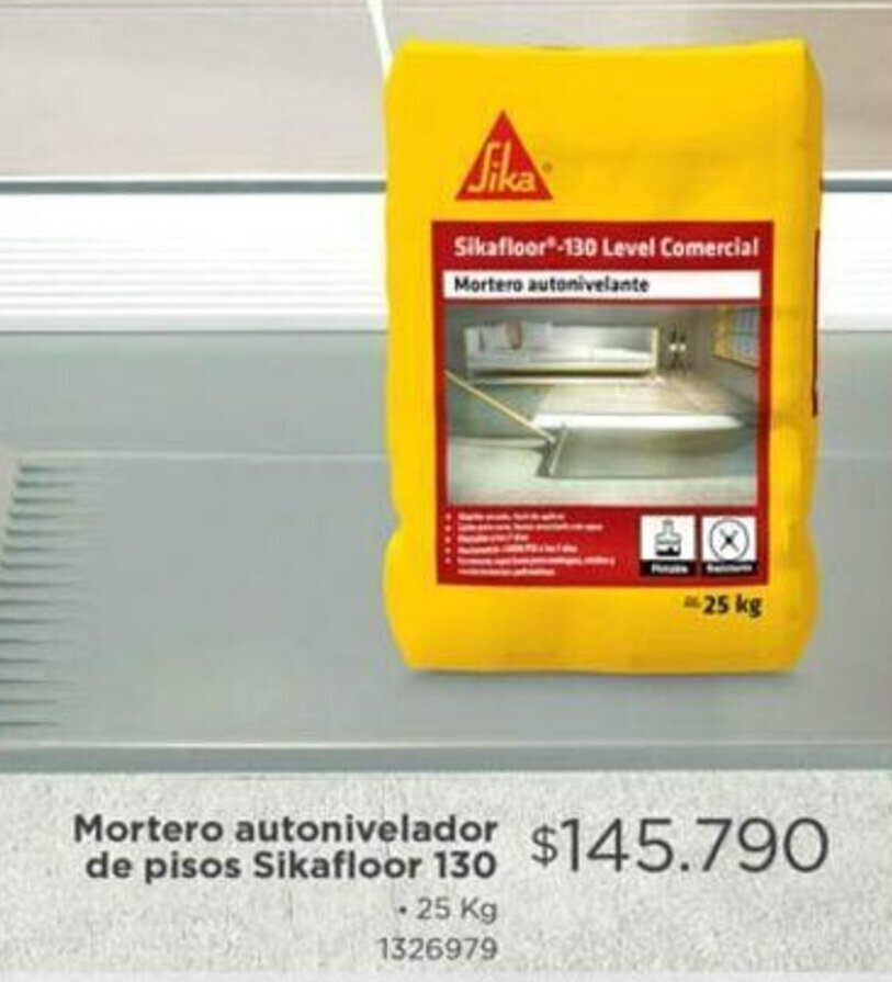 Easy Mortero autonivelador de pisos Sikafloor 130 oferta