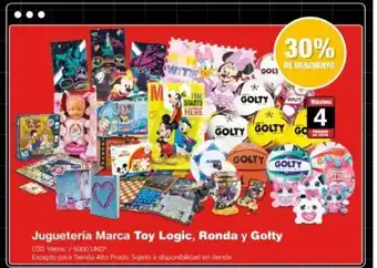 Makro Jugueteria Marca Toy Logic, Ronda y Golty oferta