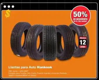 Makro Llantas para Auto Hankook oferta