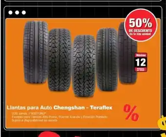 Makro Teraflex Llantas para Auto Chenshan oferta