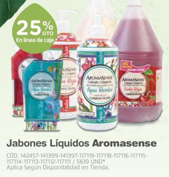 Makro Aromasense Jabones Líquidos oferta