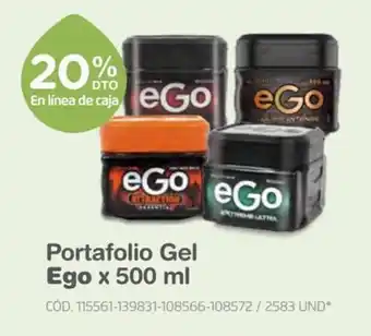 Makro Portafolio Gel Ego x 500ml oferta