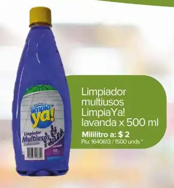 Limpiador Multiusos LimpiaYa! Lavanda x 500ml