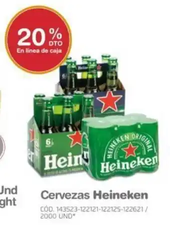 Makro Cervezas Heineken oferta