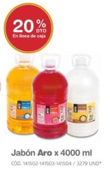 Makro Jabón Aro x 4000ml oferta