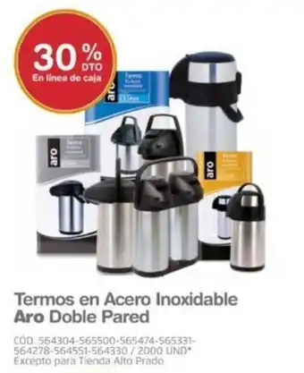Makro Termos en Acero Inoxidable Aro Doble Pared oferta