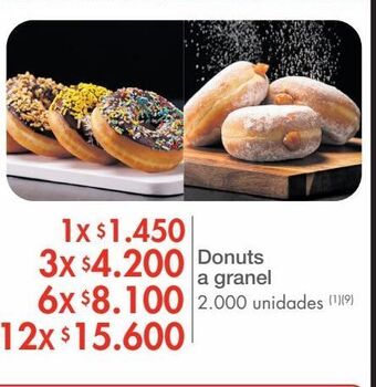 Metro Donuts a granel oferta