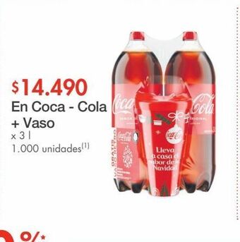 Metro En coca cola + vaso oferta