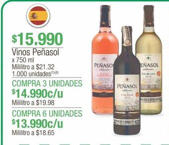 Jumbo Vino peñasol x 750ml oferta