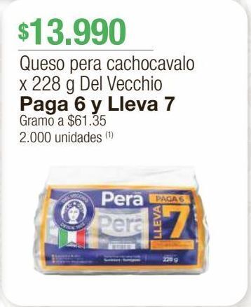 Jumbo Queso pera cachocavalo del vecchio x 228g oferta