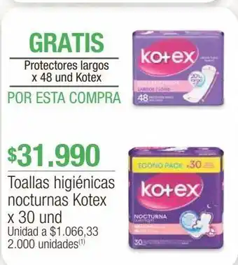 Jumbo Toallas higiénicas kotex x 30un oferta