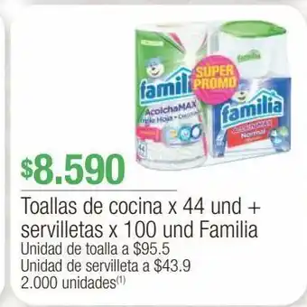 Jumbo Toallas de cocina familia x 100un oferta