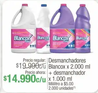 Jumbo Desmanchador blancox x 2000ml oferta