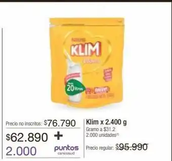 Jumbo Leche klim x 2400g oferta