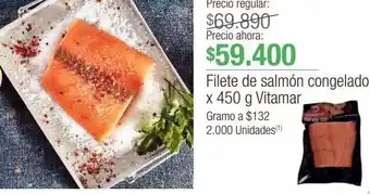Jumbo Filetes de salmón x 450g oferta